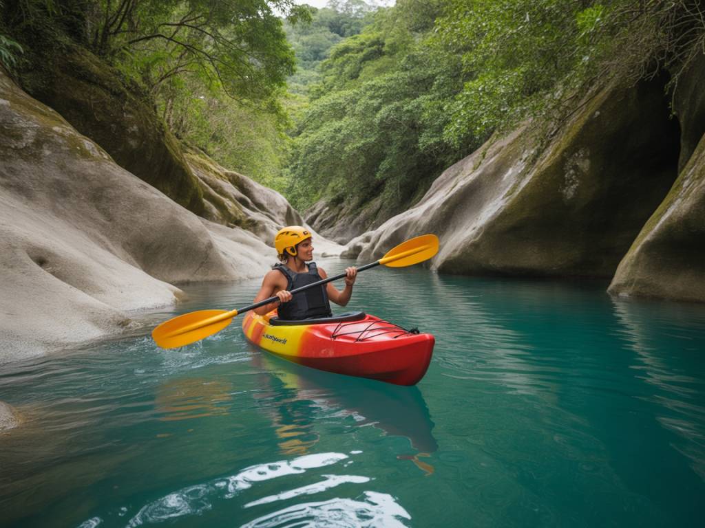 Yalodé kayak canyoning bain de forêt Guadeloupe : une immersion unique en pleine nature
