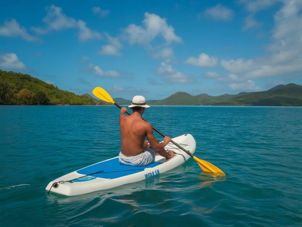 Explorer le blue lagon Guadeloupe en paddle ou en bateau
